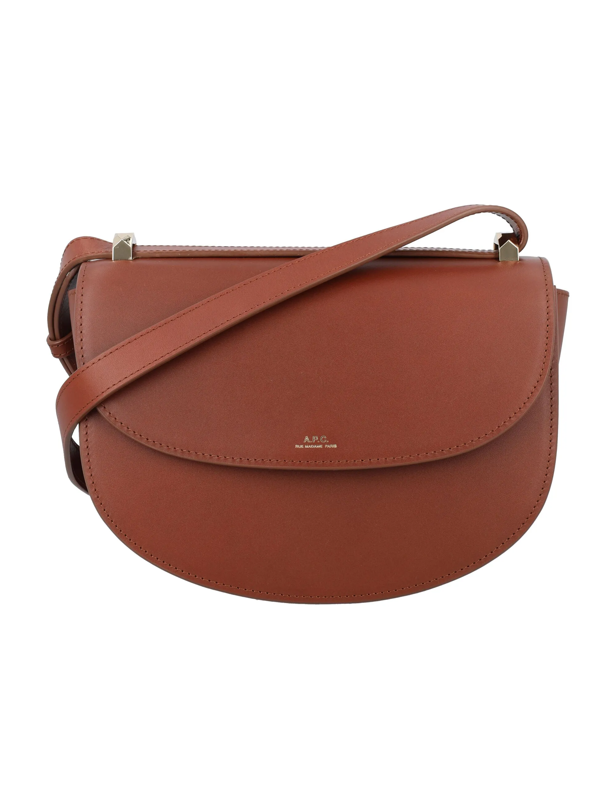 A.P.C. Elegant Leather Mini Handbag - 18x25x8.5 cm