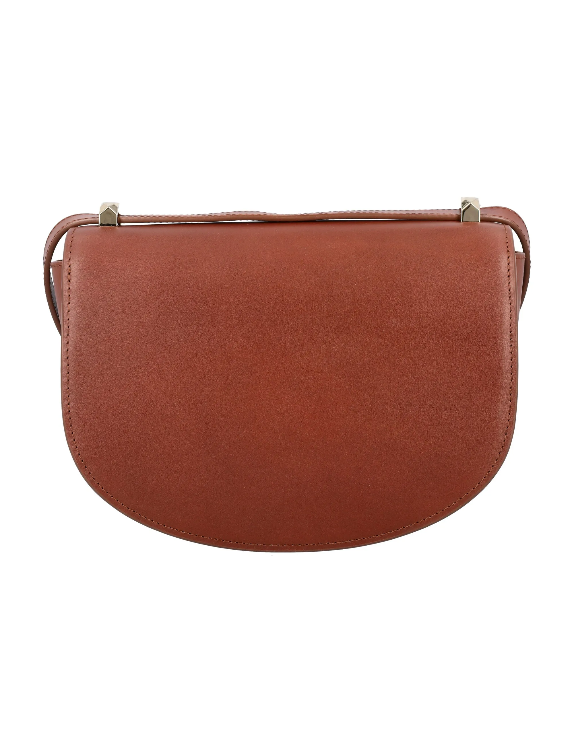 A.P.C. Elegant Leather Mini Handbag - 18x25x8.5 cm