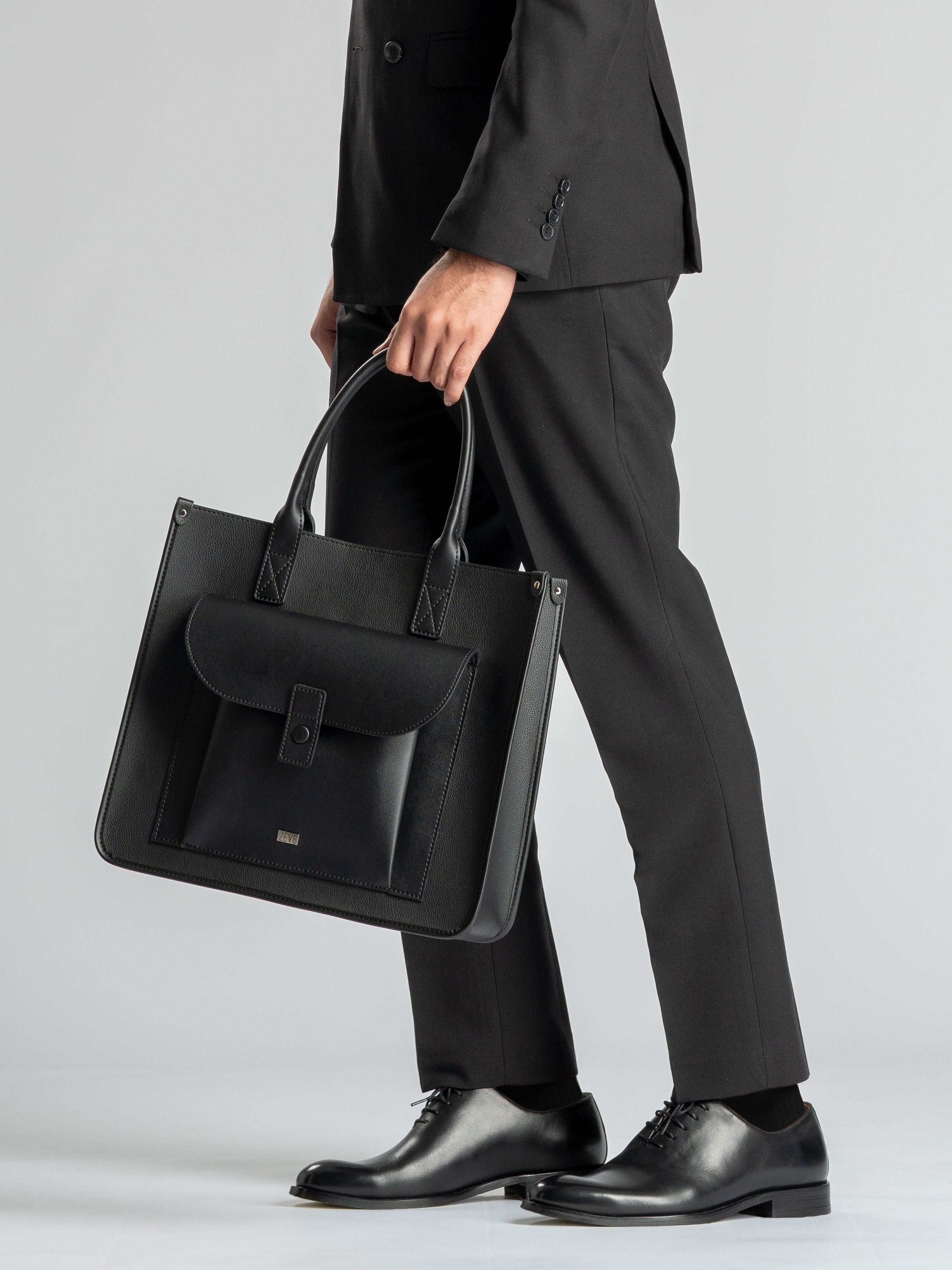 Ares Tote Bag - Black Plain