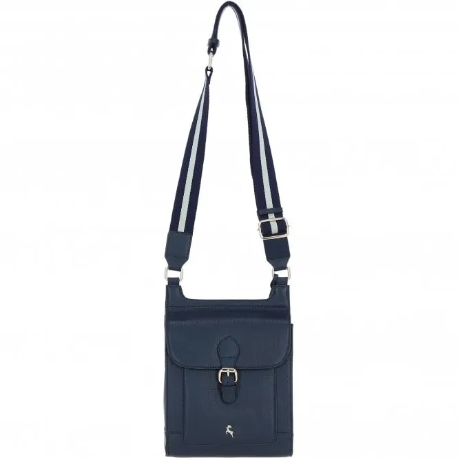 Ashwood Leather Exquisite Crossbody Bag Navy: X-33