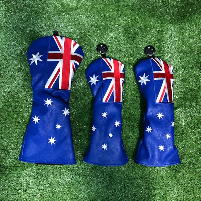 Aussie Flag Premium Head Cover Set