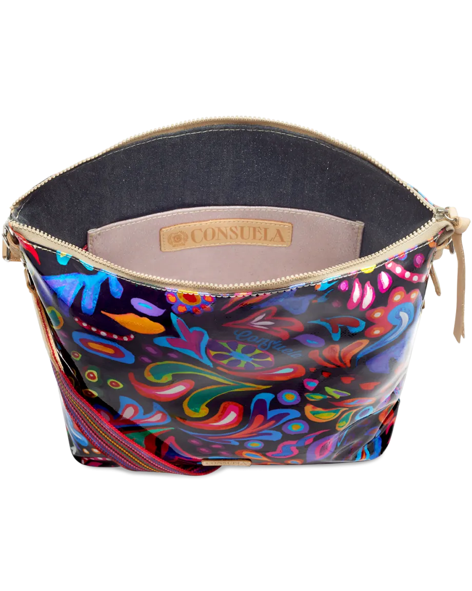 Blemished Consuela #2427 | Sophie Black Swirly Hobo Bag  FINAL SALE