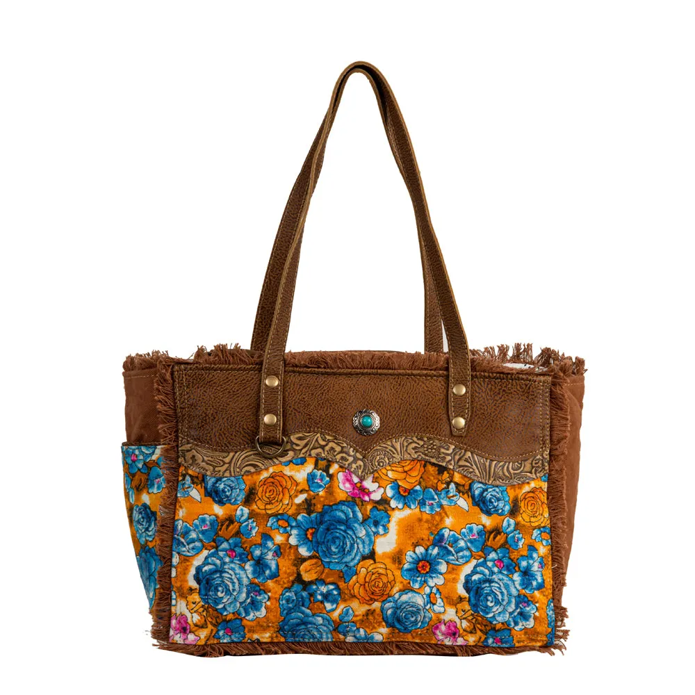 Blue Ridge Blooms Crossbody Bag