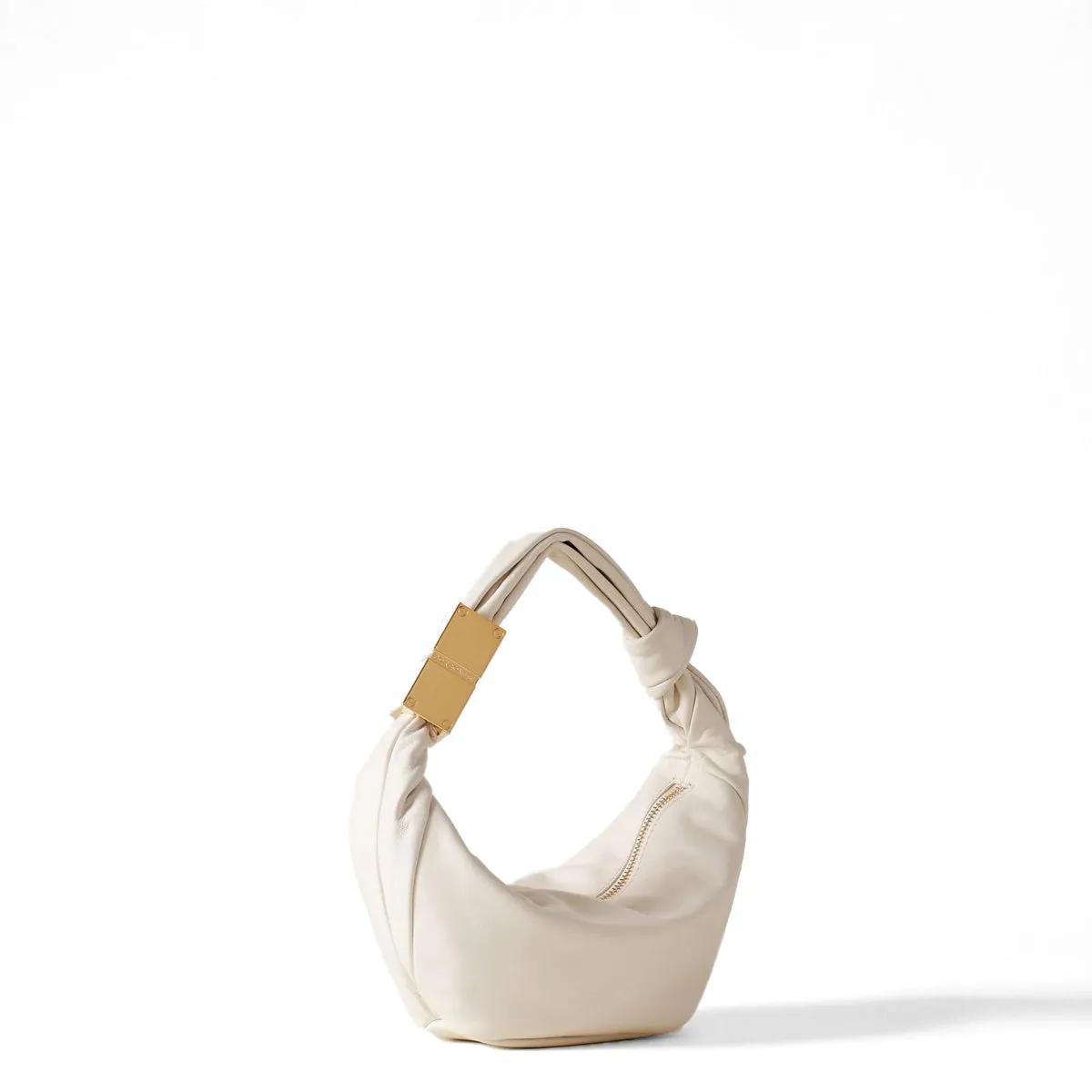 Borbonese - Mini Hobo Bag Domino Chantilly Cream - 924027F29 - CHANTILLY/CREAM