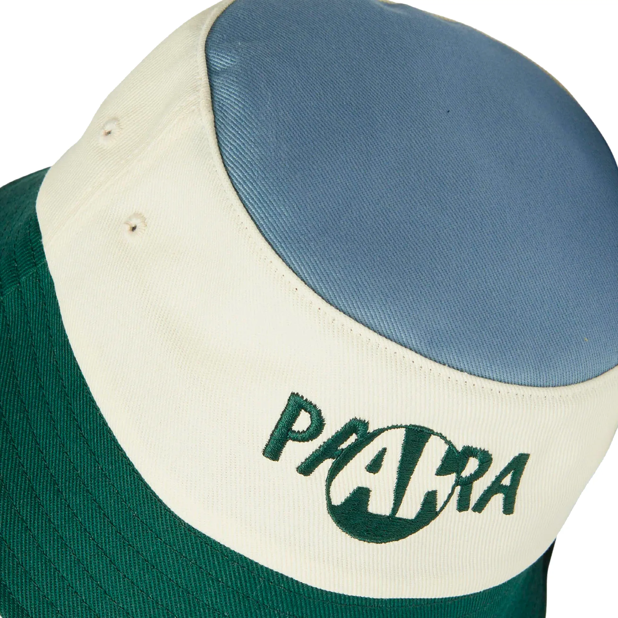 By Parra Looking Glass Logo Bucket Hat Pine Green