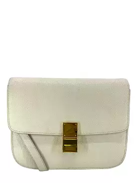 CELINE Box Calfskin Medium Classic Box Flap Bag