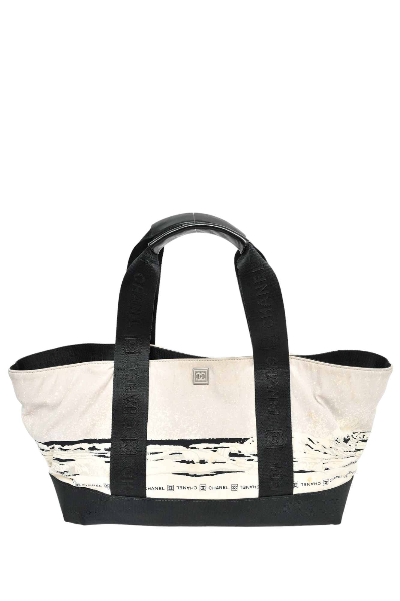 Chanel 2004/05 Black/White 'Sport Ligne' Tote