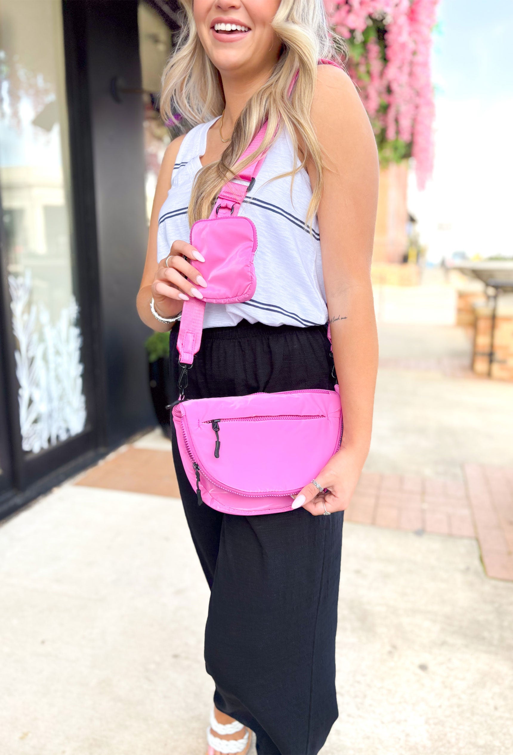 Change It Up Crossbody in Pink