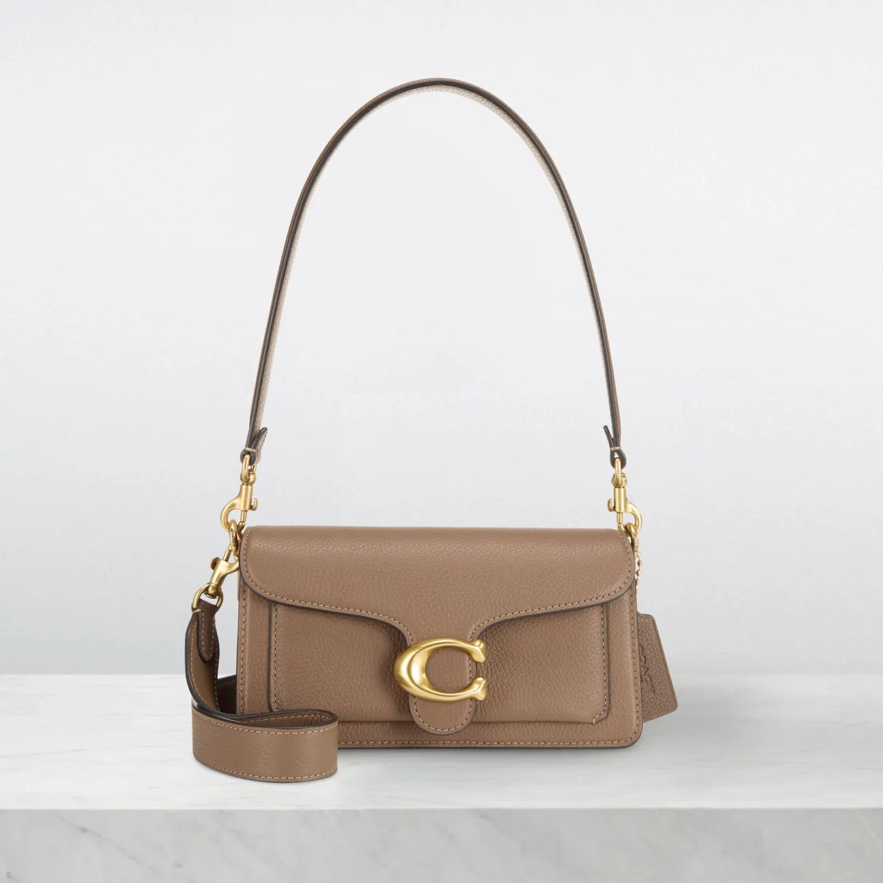 COACH Tabby 20 Shoulder Bag - Dark Stone