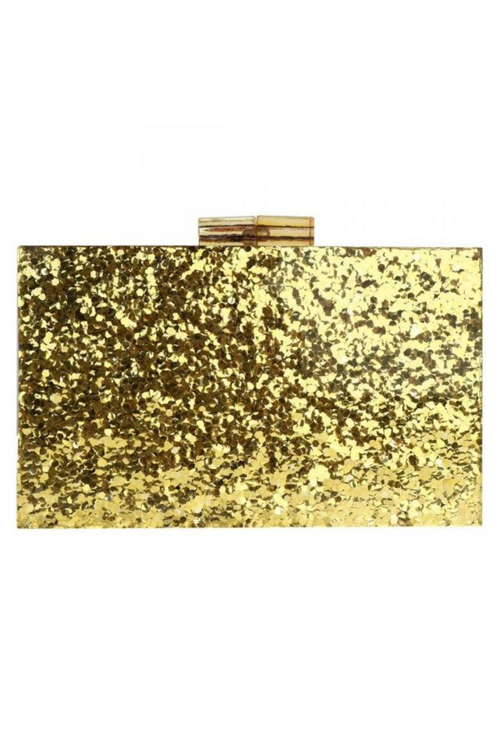 CONFETTI CLUTCH GOLD