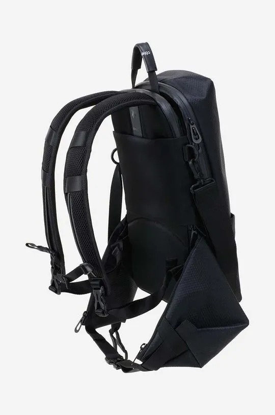 Cote&Ciel backpack 3in1 Sormonne Métamorphe - Descente black color smooth