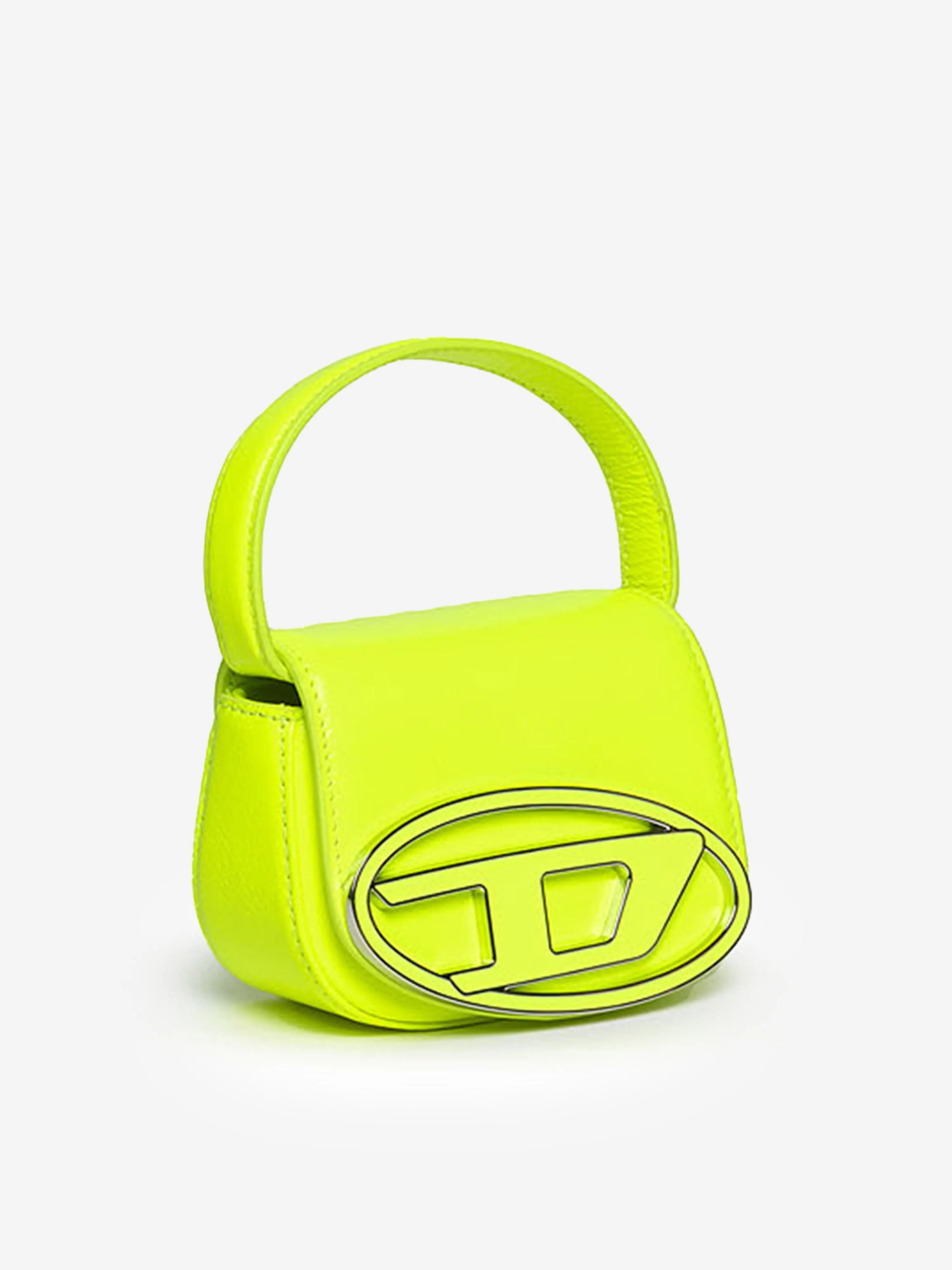 Diesel Girls Leather Logo Mini Bag in Yellow (9.5cm)