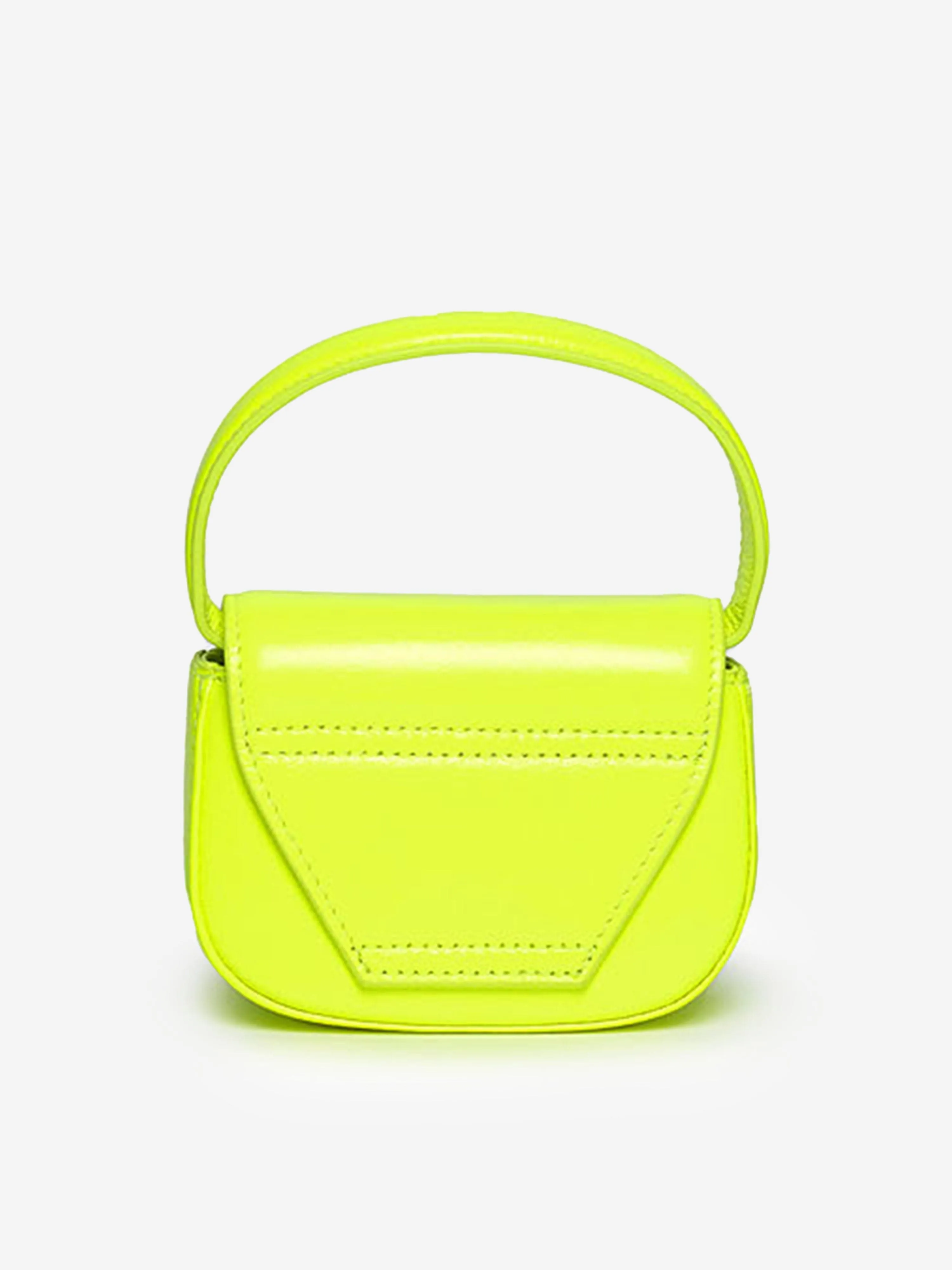 Diesel Girls Leather Logo Mini Bag in Yellow (9.5cm)