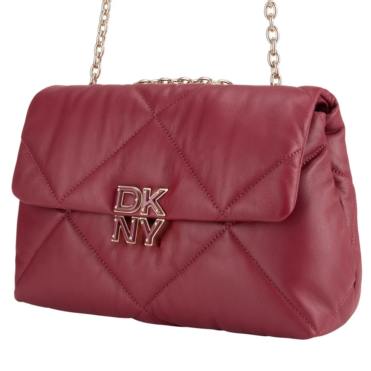 DKNY Red Hook Small Shoulder Bag - Burgundy