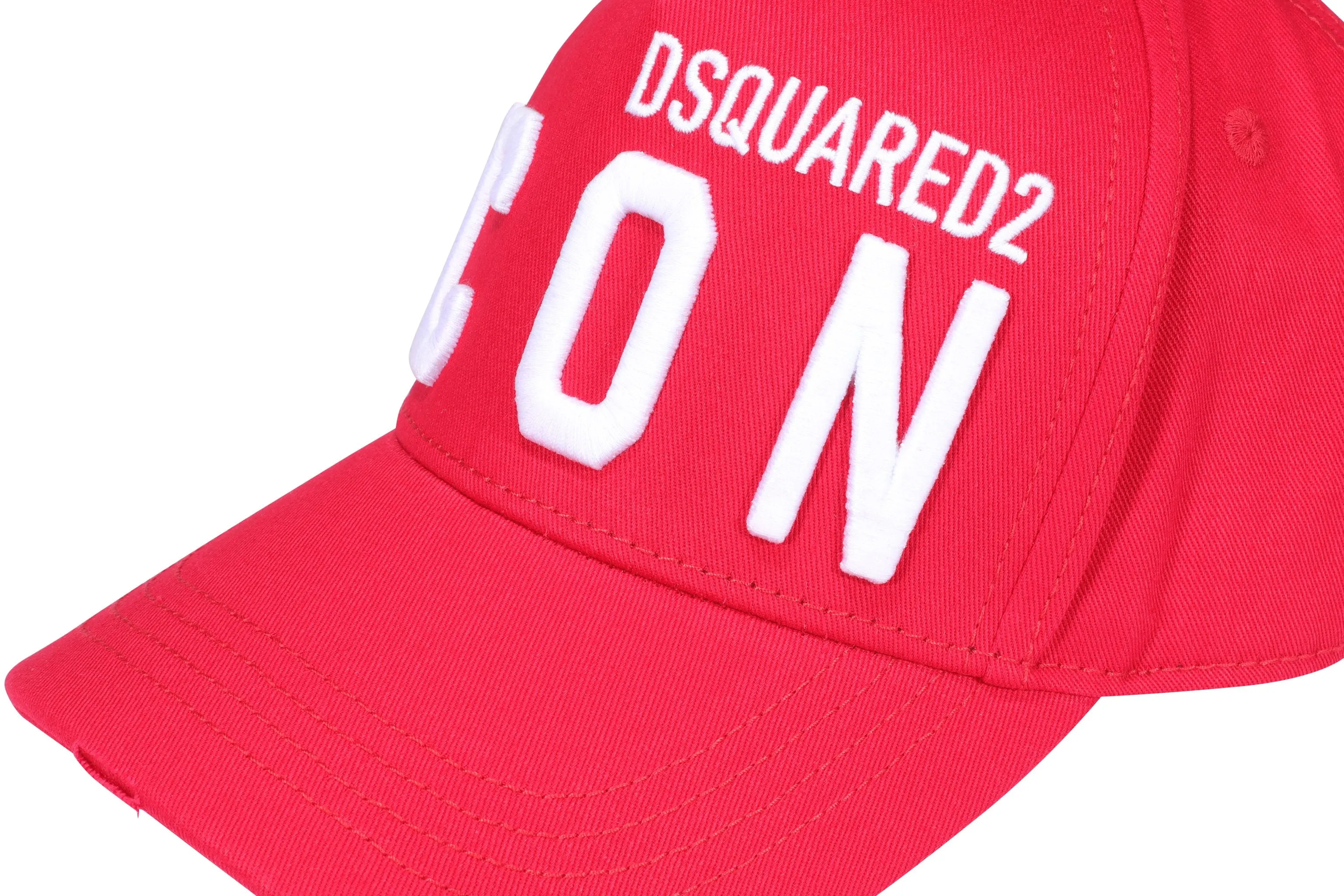 Dsquared2 Icon Logo Embroidered Distressed Baseball Cap