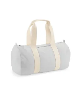 Earthaware organic duffle bag one size light grey Westford Mill