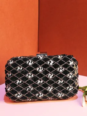 Embellished Box Clutch