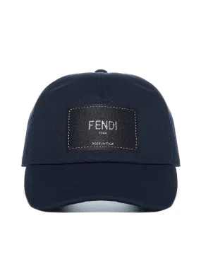 Fendi Logo Patch Baseball Cap