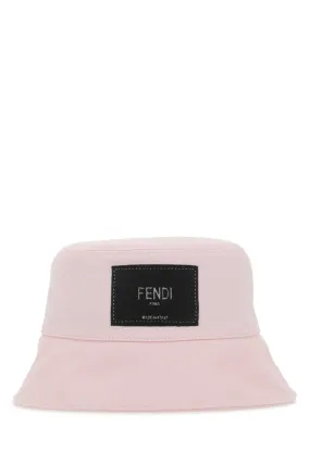 Fendi Roma Logo Patch Bucket Hat