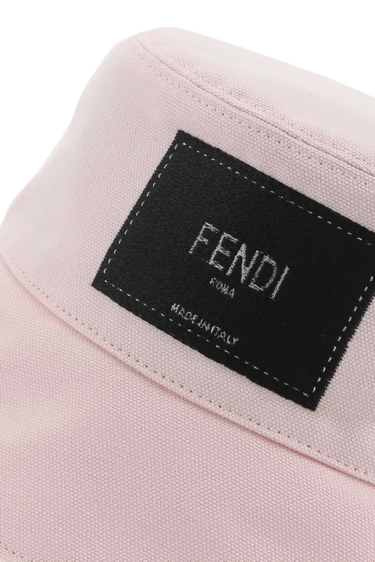 Fendi Roma Logo Patch Bucket Hat