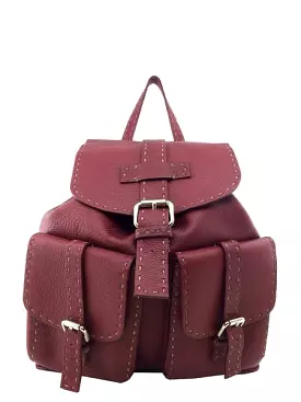 Fendi Selleria Leather Backpack