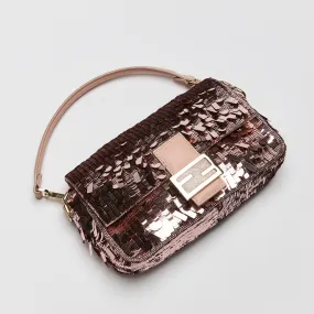 Fendi Sequin Baguette Shoulder Bag