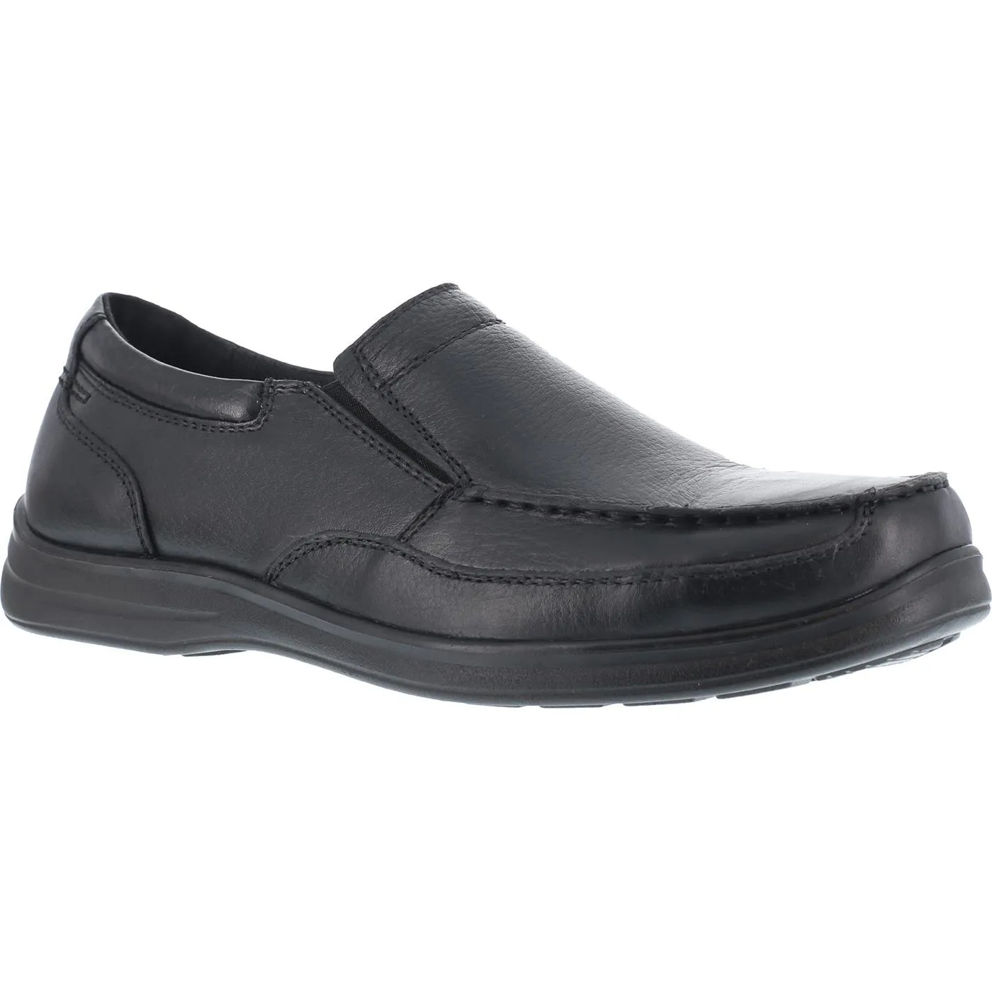 Florsheim Work Wily Women's Steel Toe Static-Dissipative Work Moc Toe Slip On Shoe