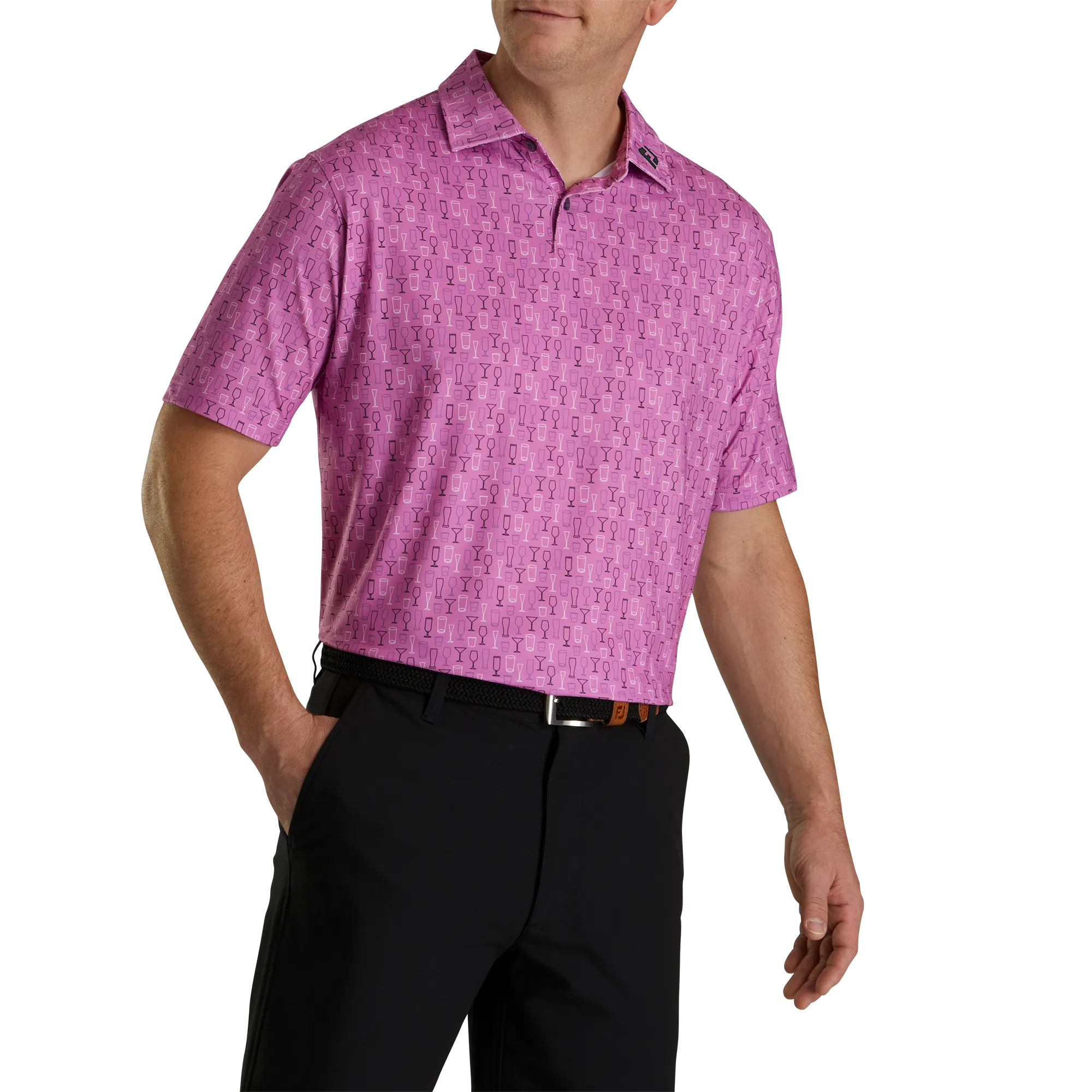 FootJoy '23 Glass Print Polo