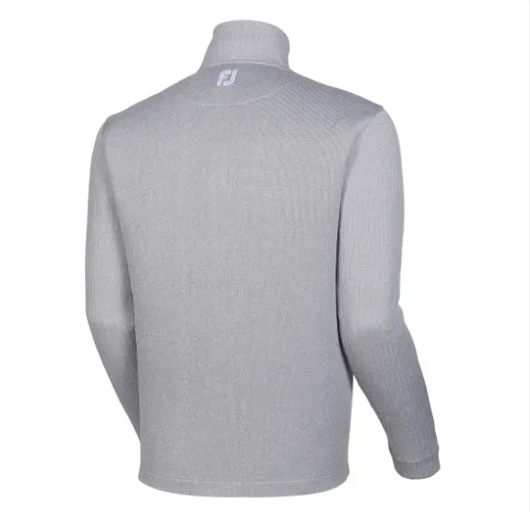 Footjoy Full Zip Jersey Knit Midlayer w Ribbed Sleeves 24799