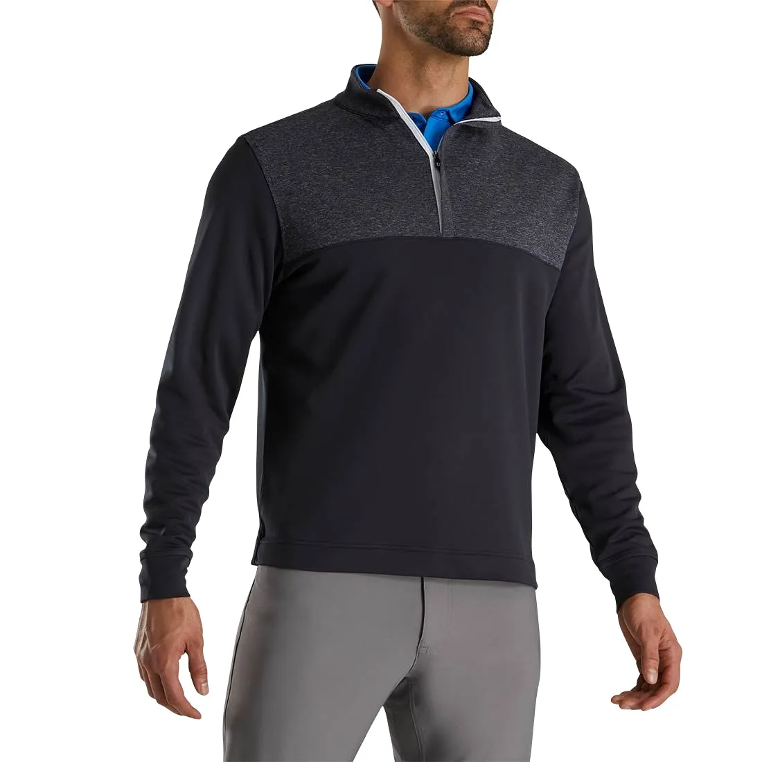 FootJoy Heather Yoke Half-Zip Mid-Layer