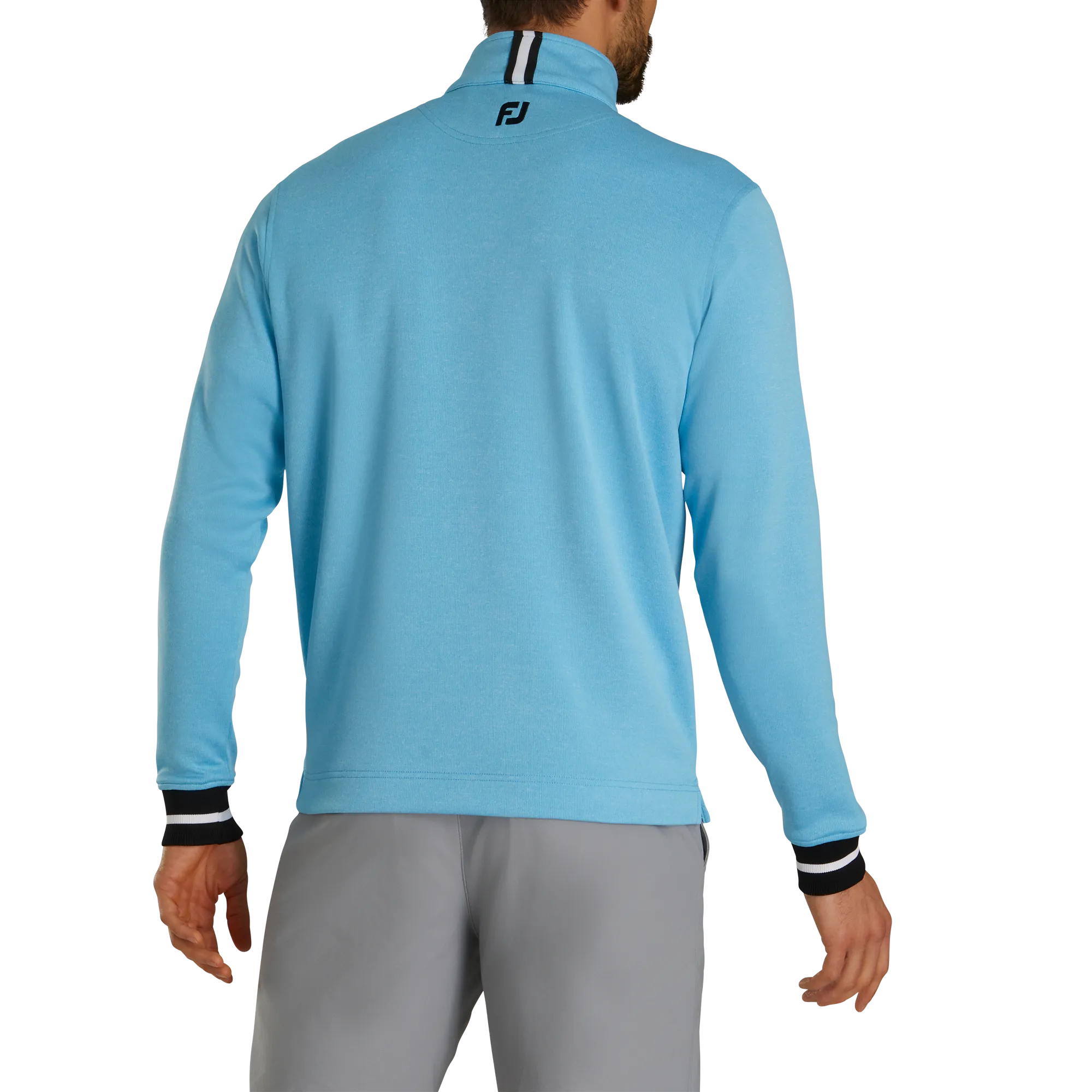 FootJoy Ribbed Quarter-Zip Flatback Rib