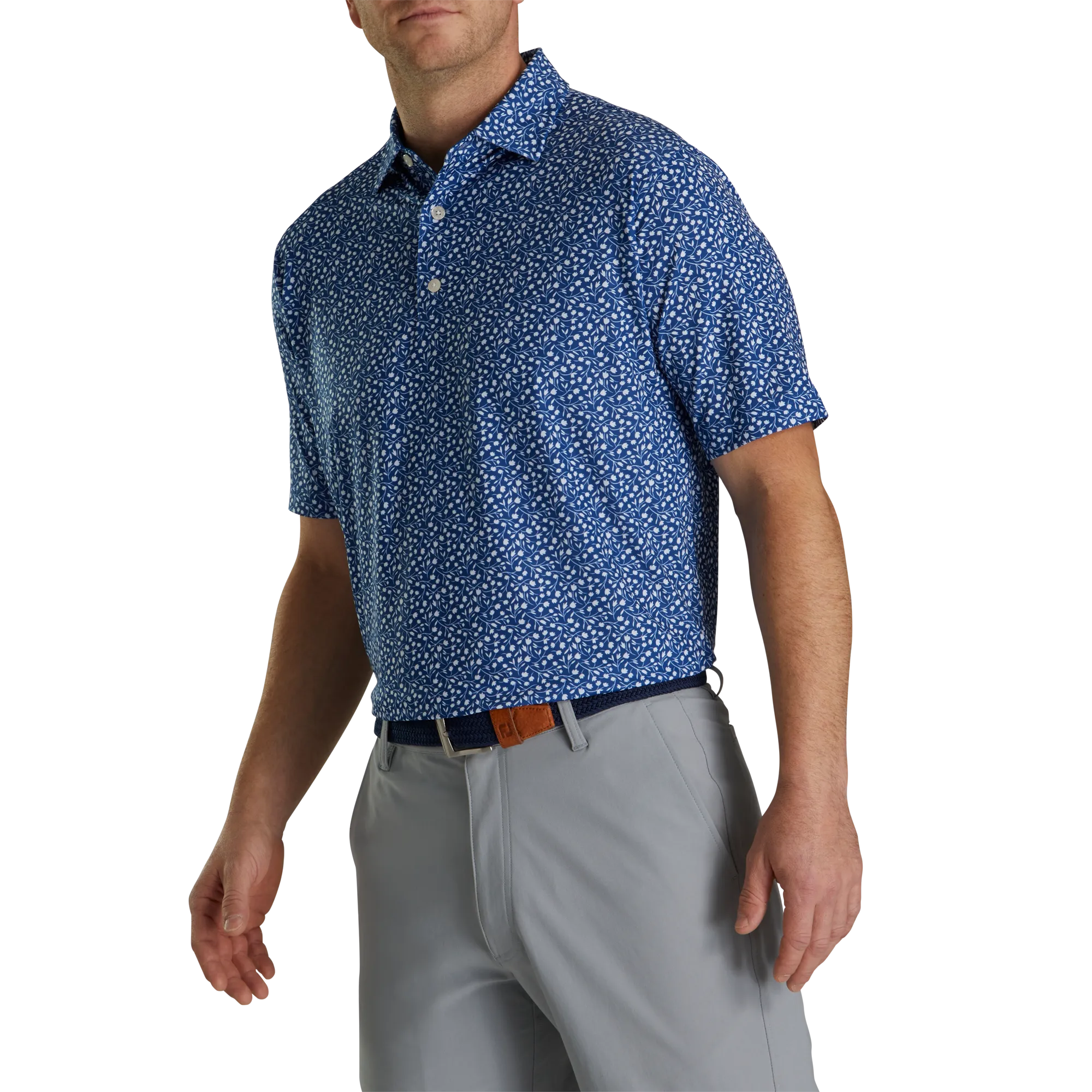 FootJoy Tossed Tulips Lisle Polo