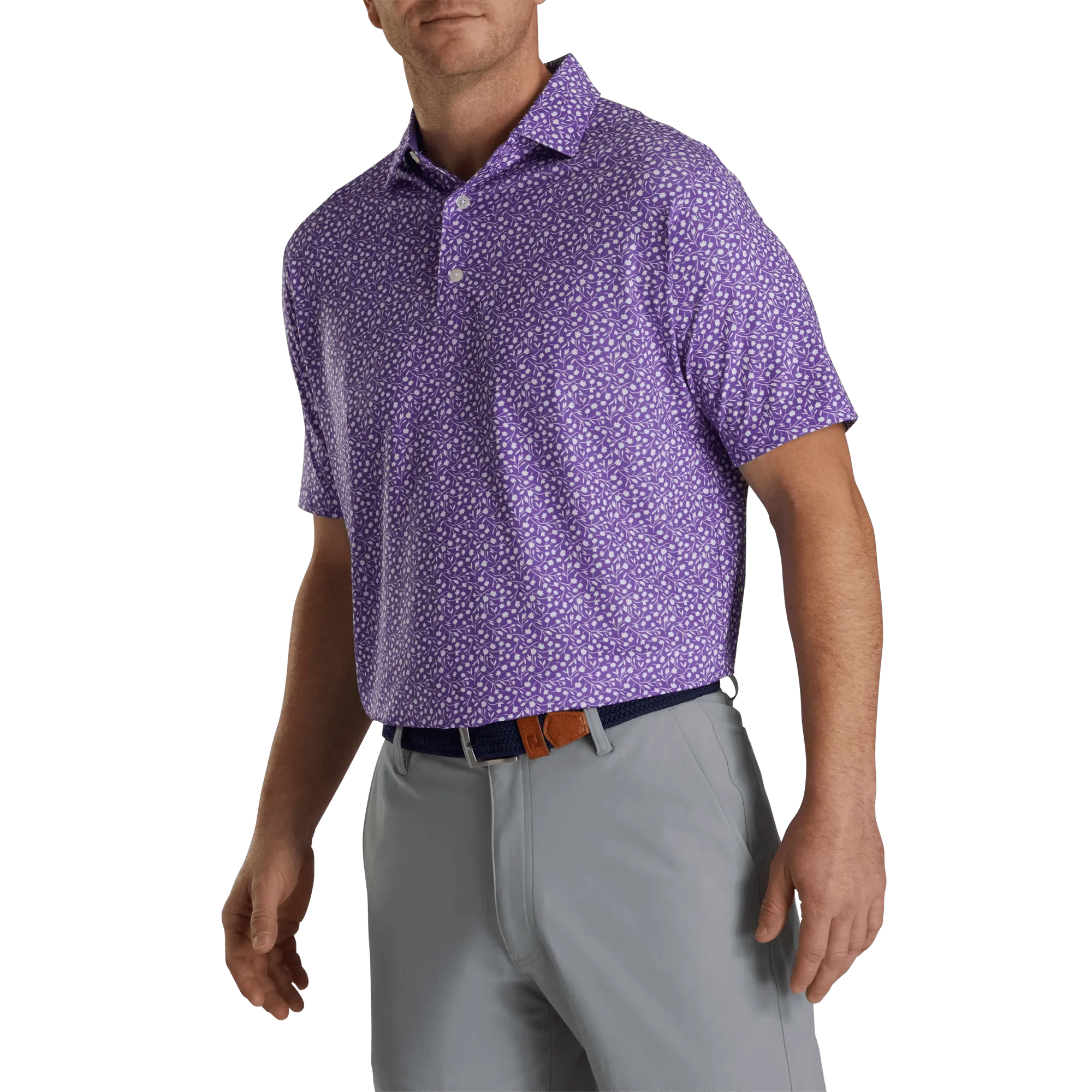 FootJoy Tossed Tulips Lisle Polo