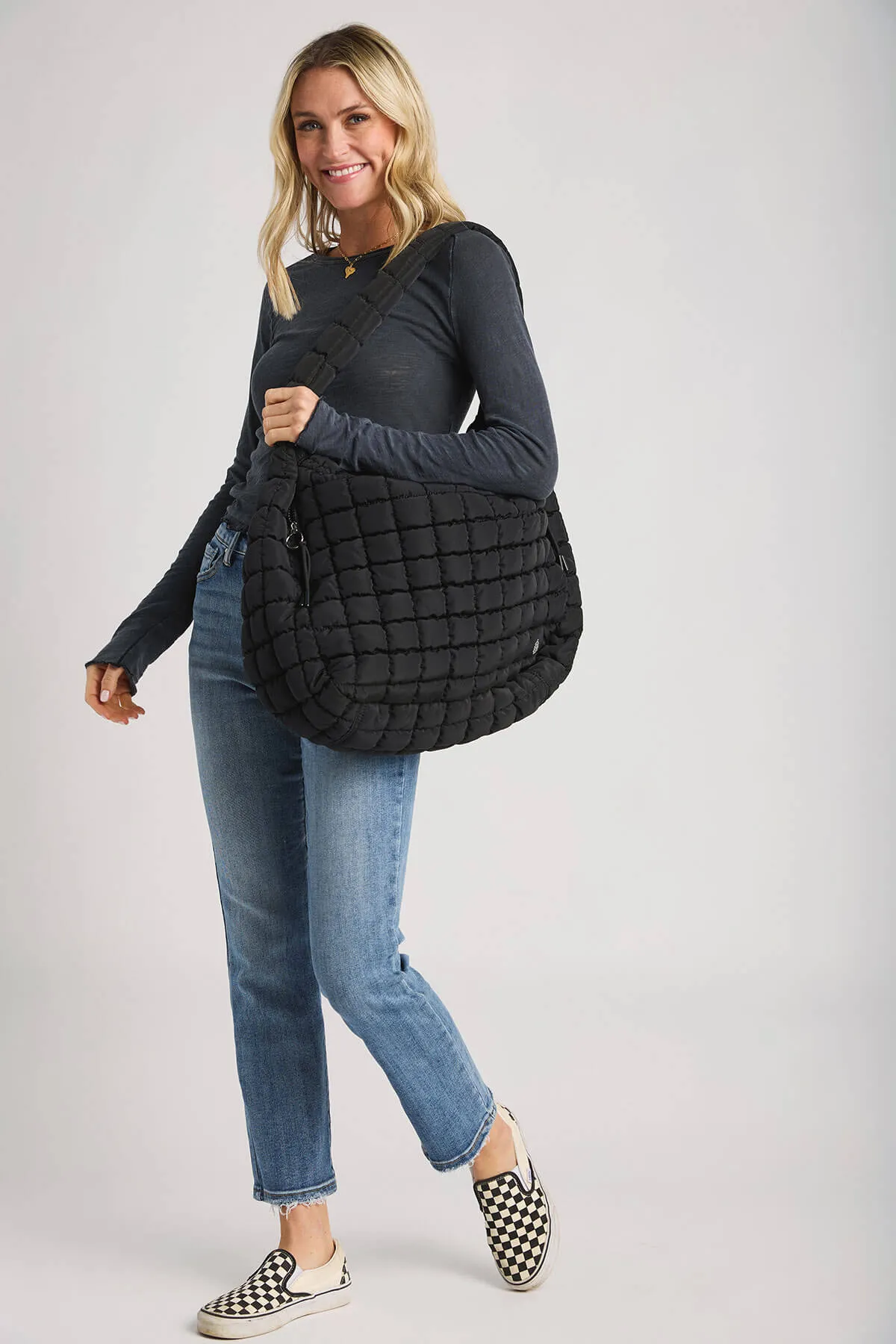 FP Movement Quilted Carryall Hobo Bag