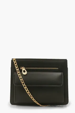 Front Pocket Cross Body Chain Bag