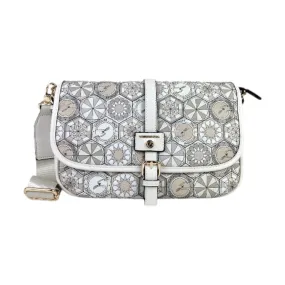 Gattinoni Roma BENTD2598WZT667 Borsa Tracolla Donna Teodosia Daily Flap Bag Ivory