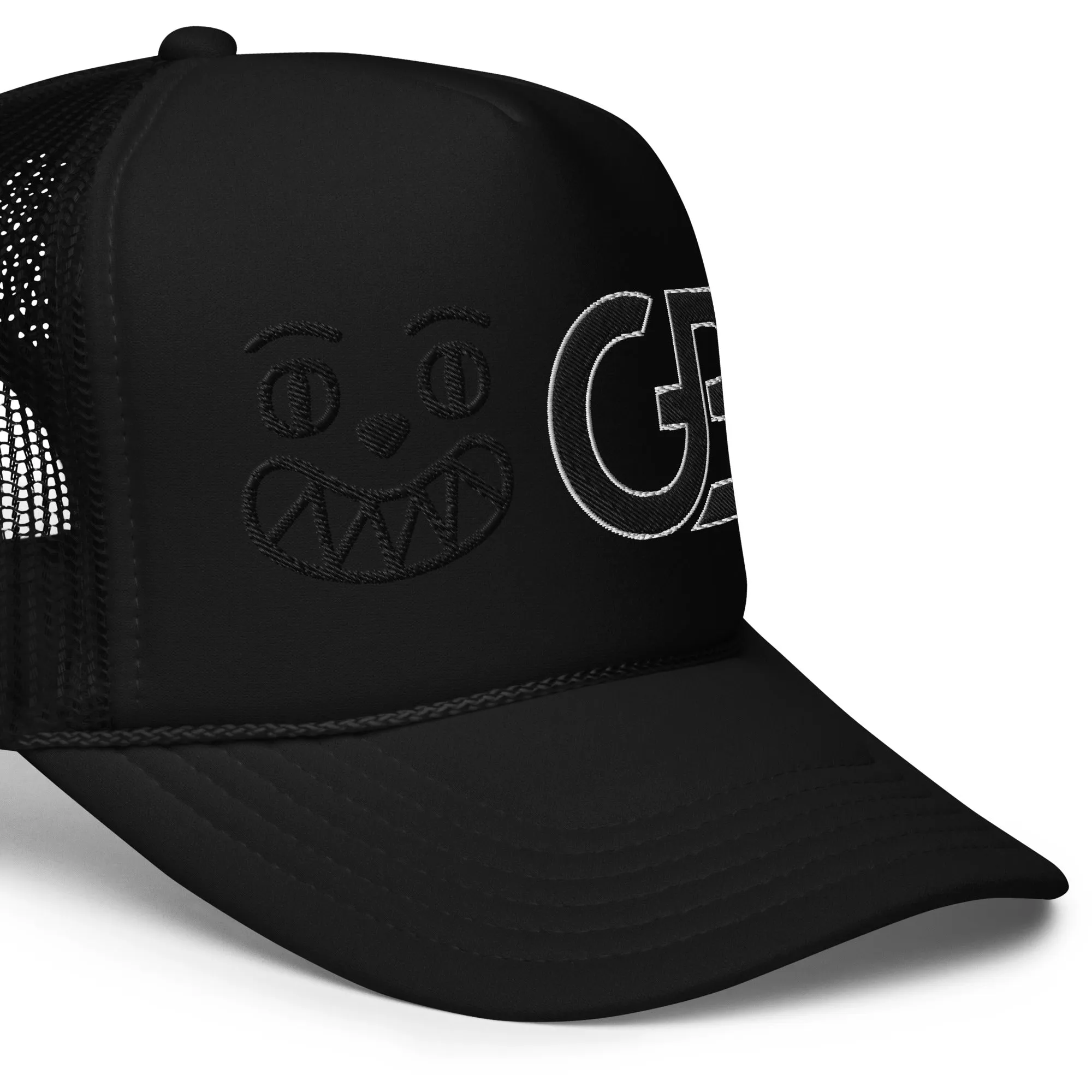 Gerald Black Foam Trucker Hat FULLBLK