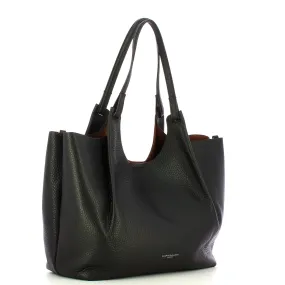 Gianni Chiarini - Hobo Bag Dua Nero Castoro - BS 9720 RNGDBL - NERO-CASTORO