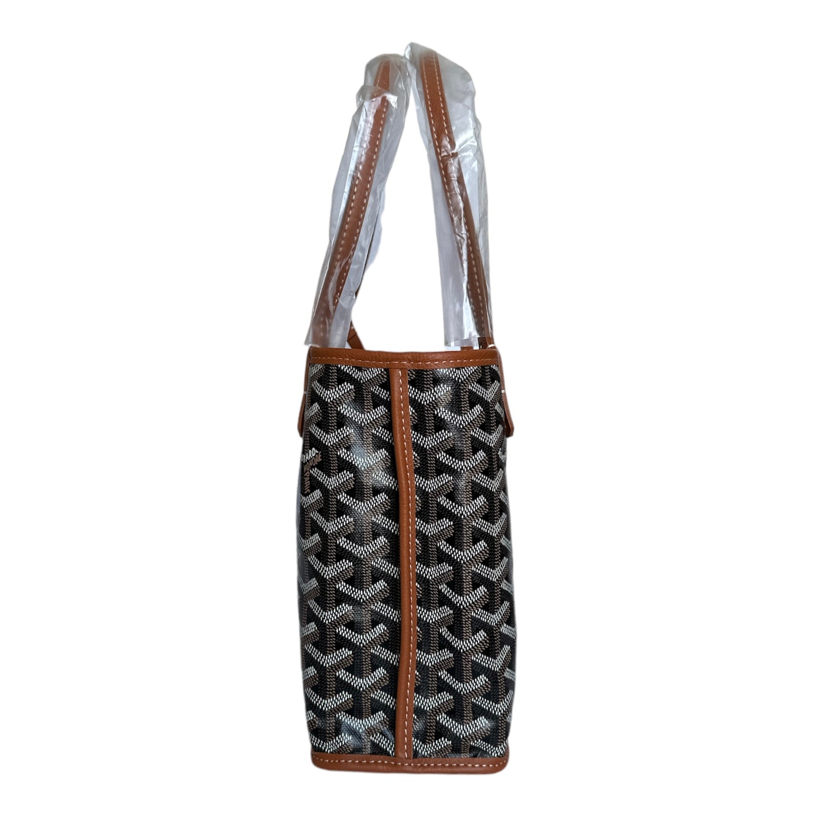 Goyard Mini Anjou Tote - Black/Tan (NWT)