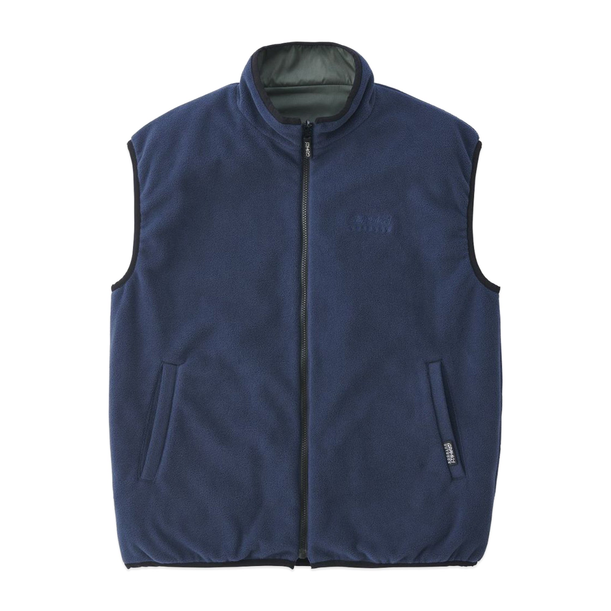 Gramicci Micro Ripstop & Fleece Reversible Vest - Navy