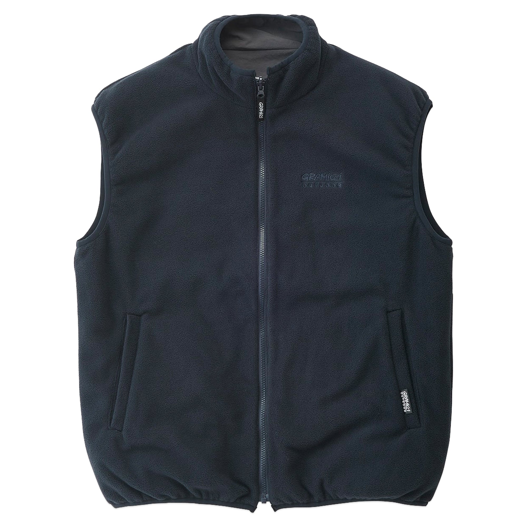 Gramicci Reversible Fleece Vest - Dark Navy