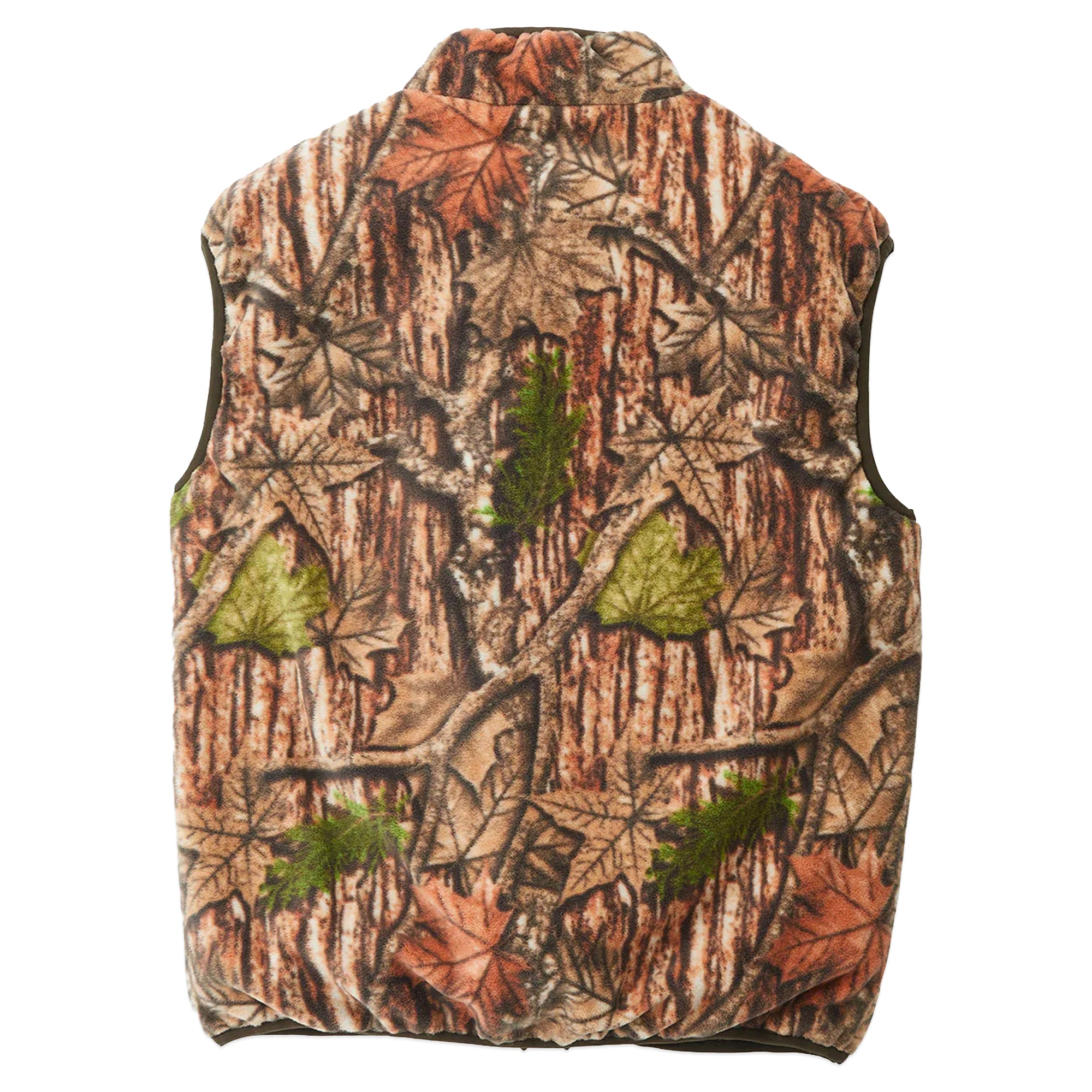 Gramicci Reversible Fleece Vest - Leaf Camo