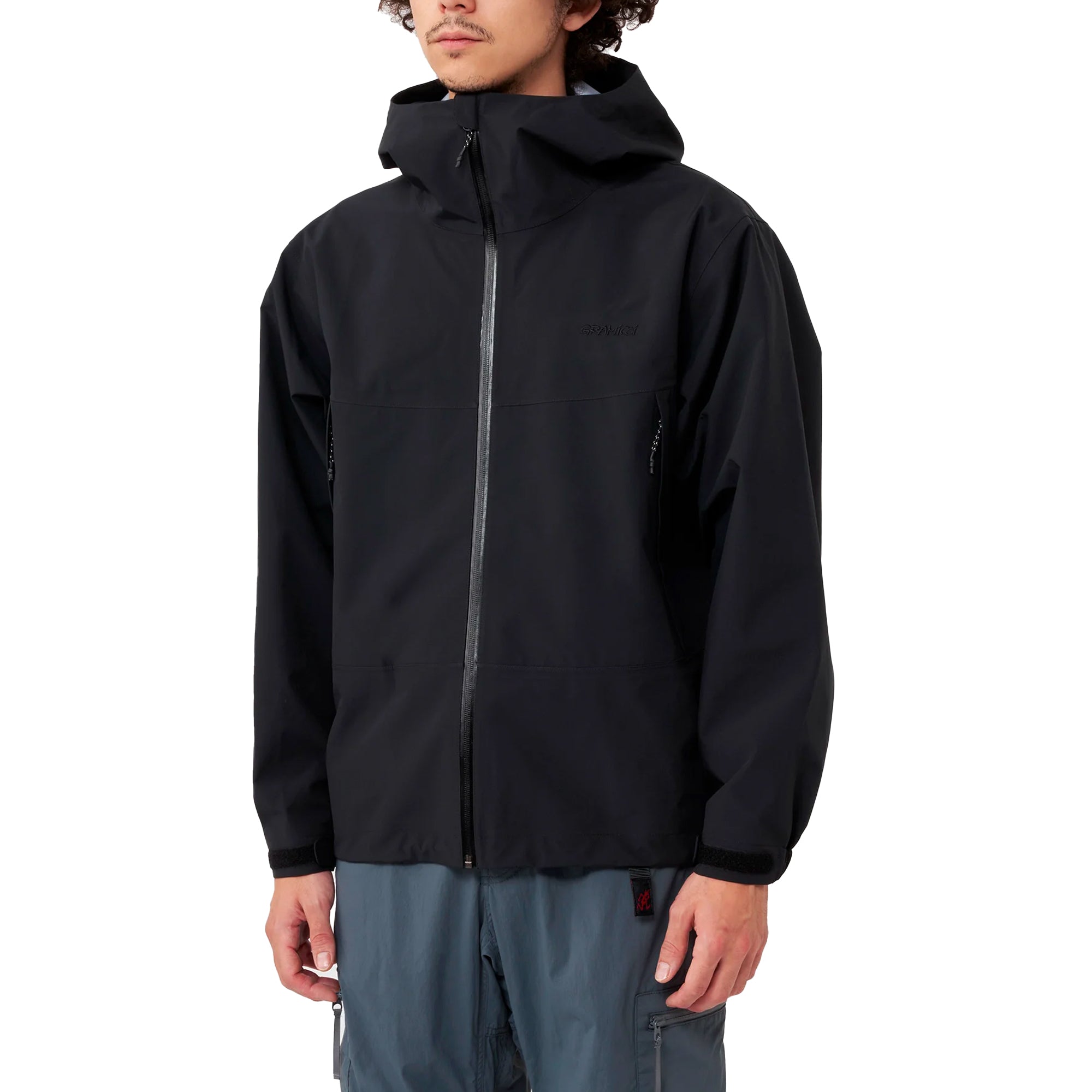 Gramicci Waterproof Hooded Jacket - Black