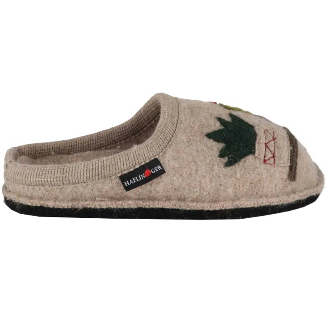 Haflinger Cactus Slipper Natural (Women's)