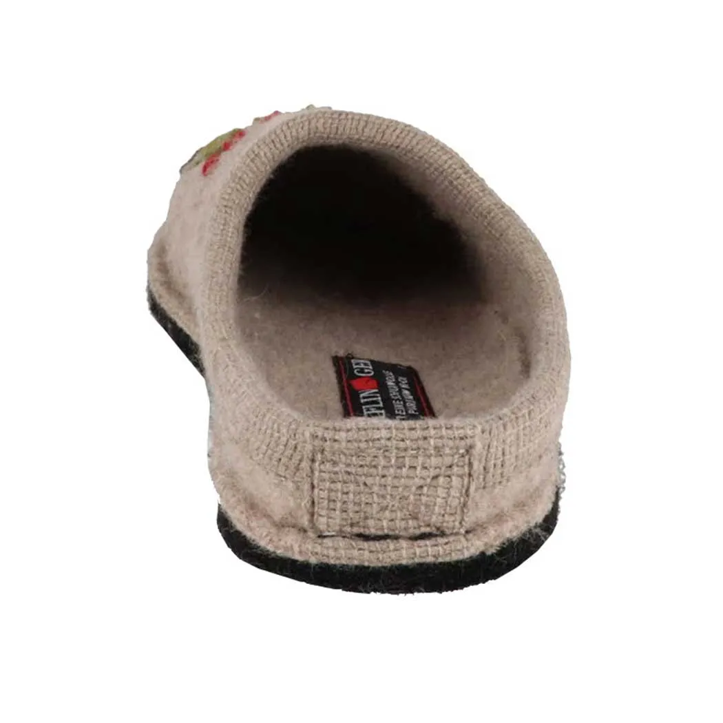 Haflinger Cactus Slipper Natural (Women's)