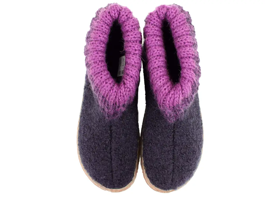 Haflinger Children's slippers Yuki Lavender