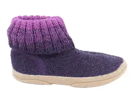 Haflinger Children's slippers Yuki Lavender