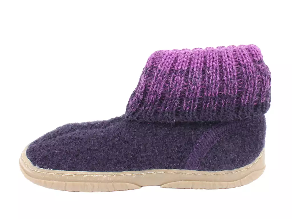 Haflinger Children's slippers Yuki Lavender