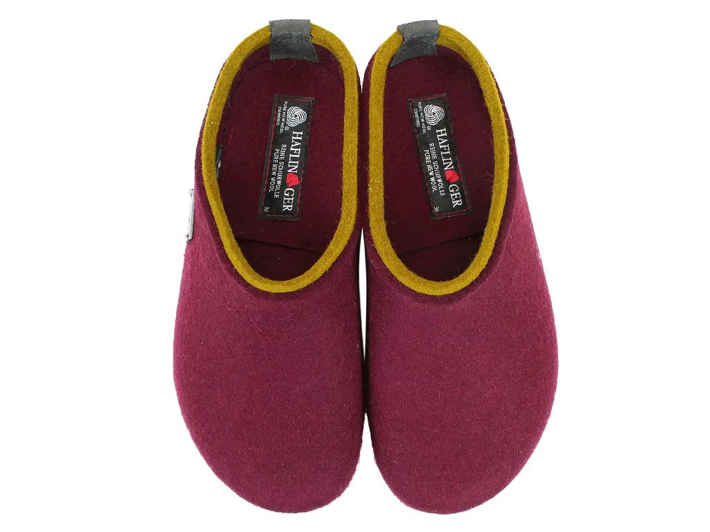 Haflinger Clogs Grizzly Kris Bordeaux