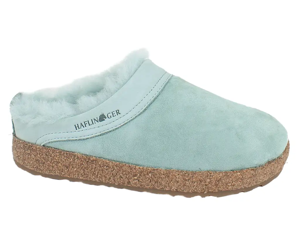 Haflinger Clogs Sheepskin Snowbird Mint